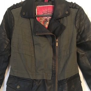 Leather/Army Jacket